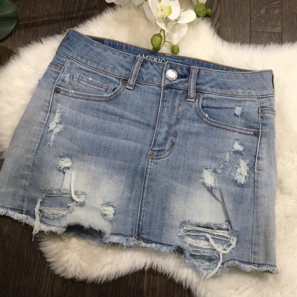 American Eagle Outfitters Super Stretch Jean Skirt